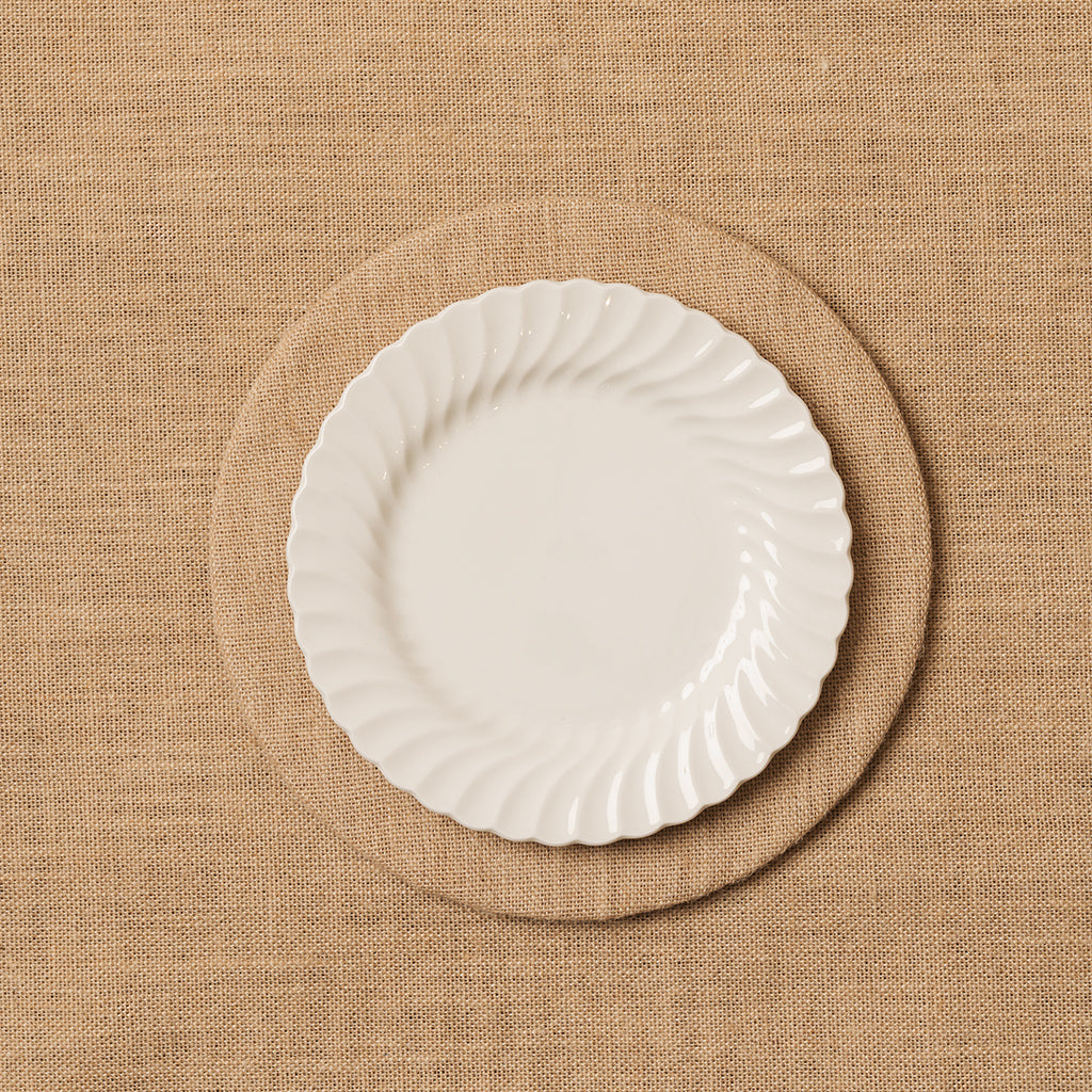 Bajo plato Arpillera-saco