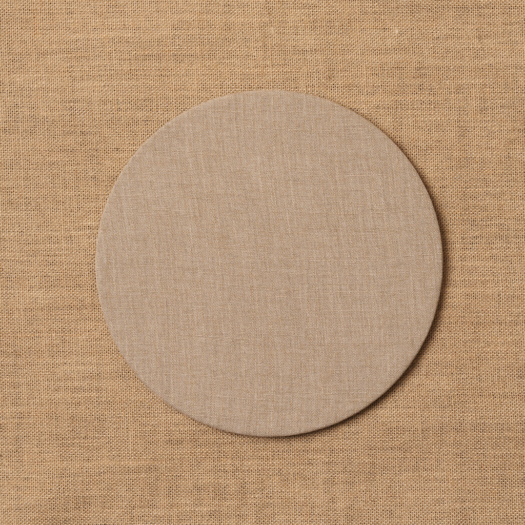 Funda bajo plato look lino + Base de madera