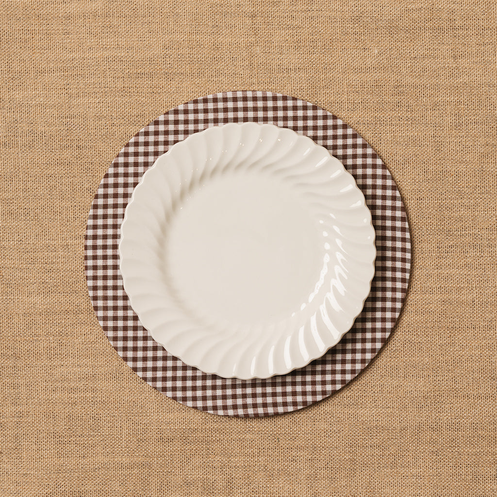 Vichy small checkered plate cover