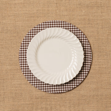 Vichy small checkered plate cover