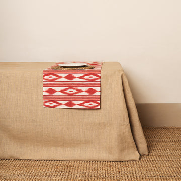 Camino de mesa tela Mallorquina Roja