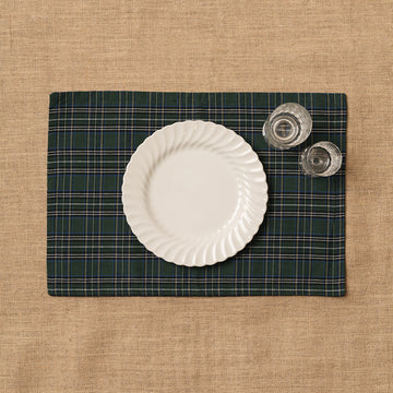 Individual Tela Escocesa Verde