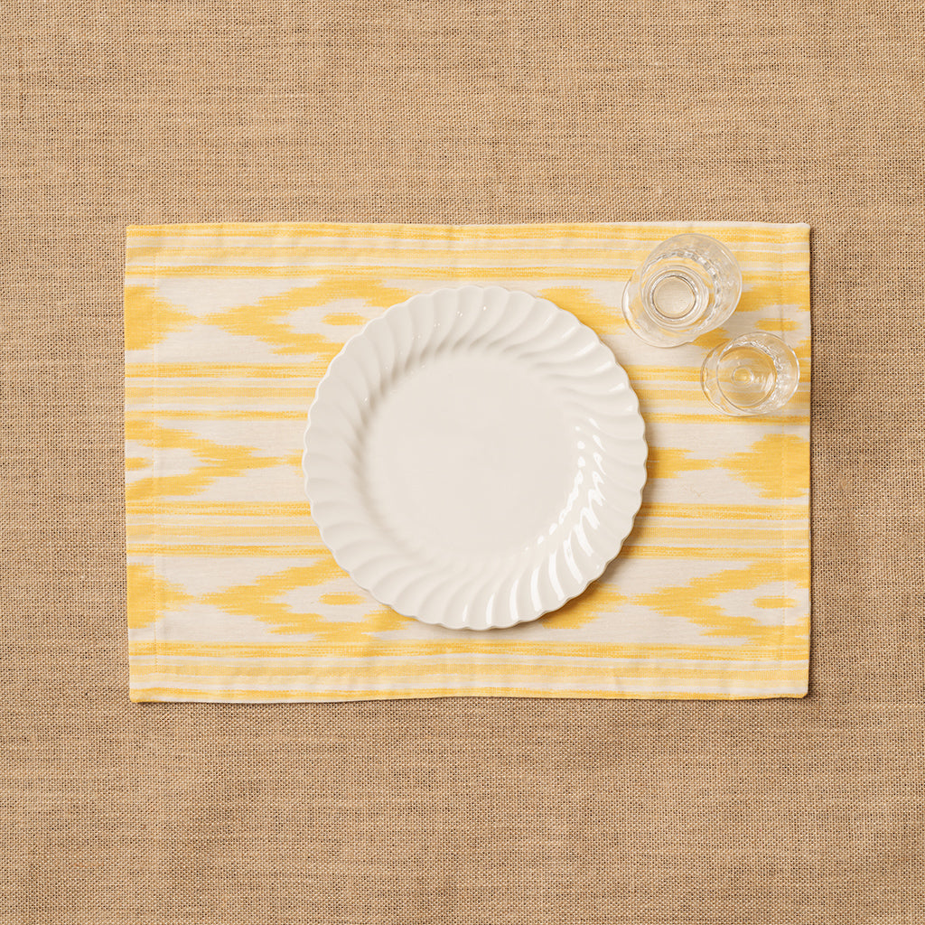 Individual Tela Mallorquina Amarilla