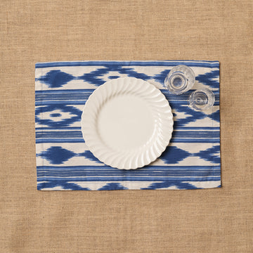 Individual Tela Mallorquina Azul