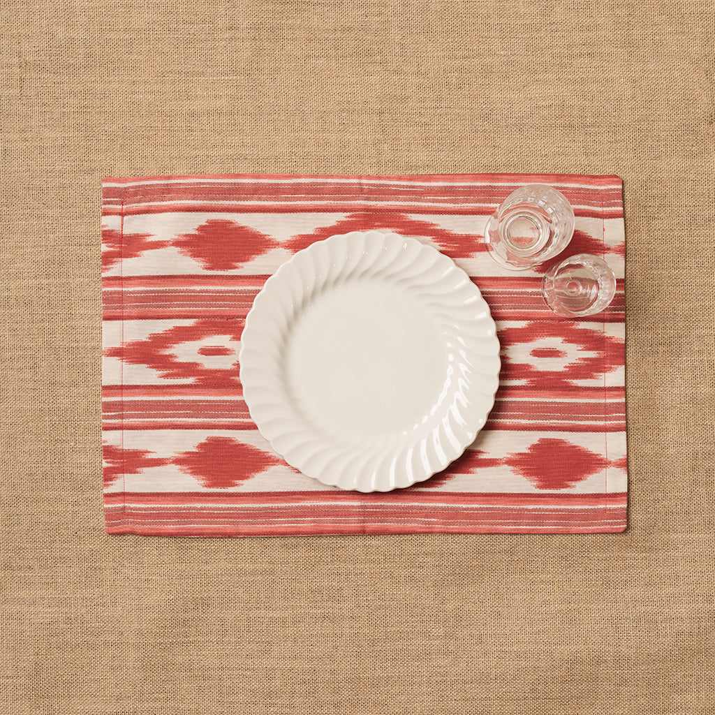 Individual Tela Mallorquina Roja