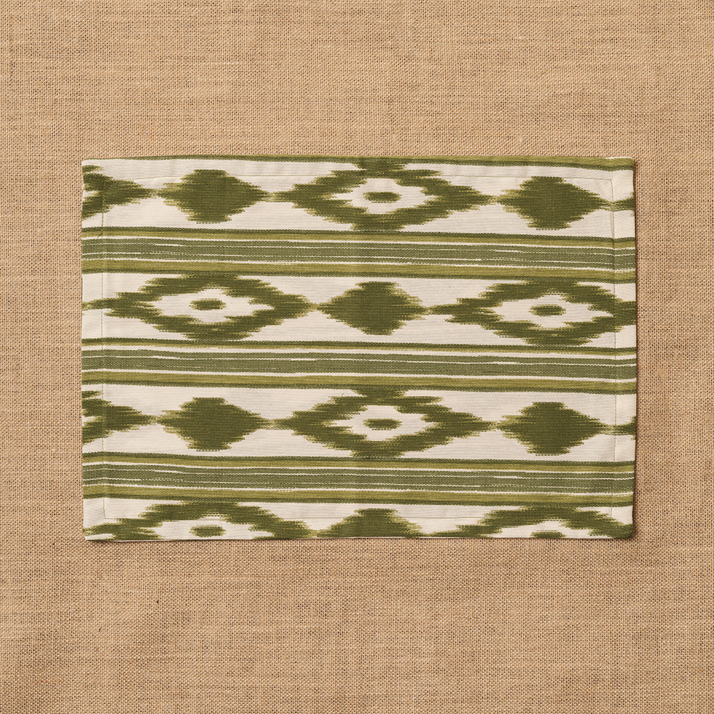 Individual Tela Mallorquina Verde