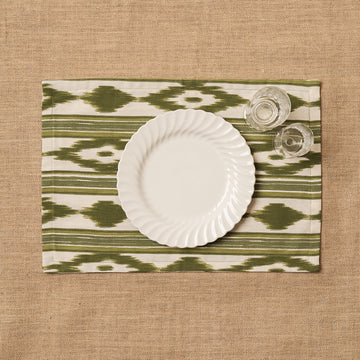 Individual Tela Mallorquina Verde