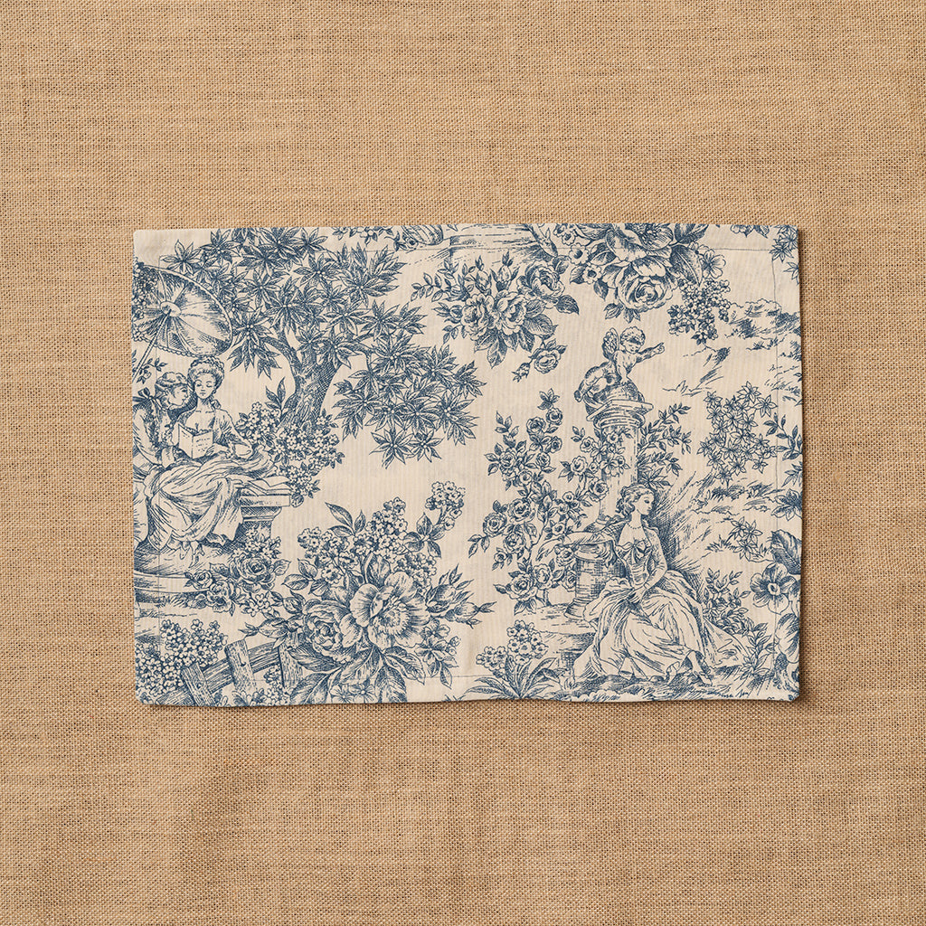 Individual Toile de Jouy Azul