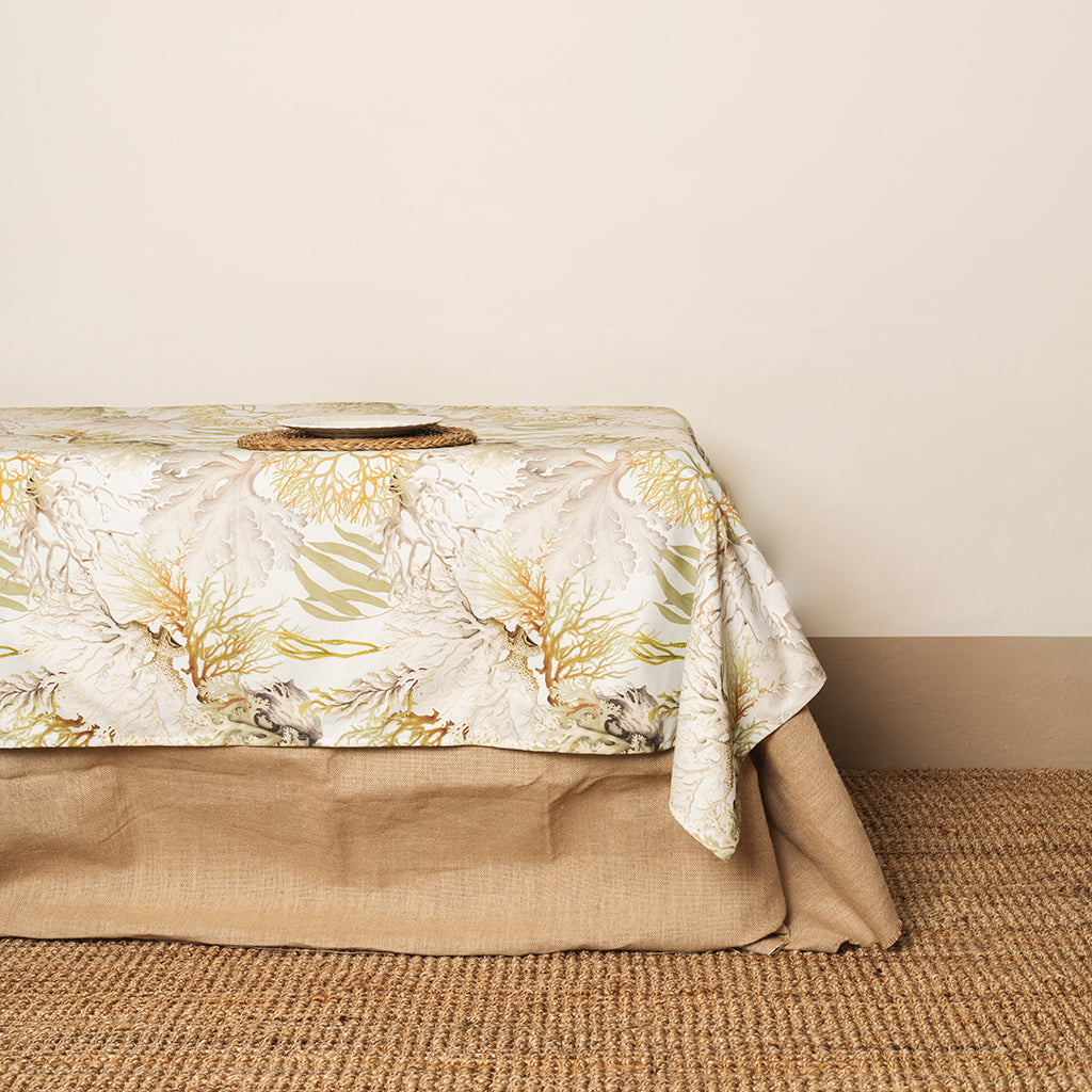 Mantel de Corales verde