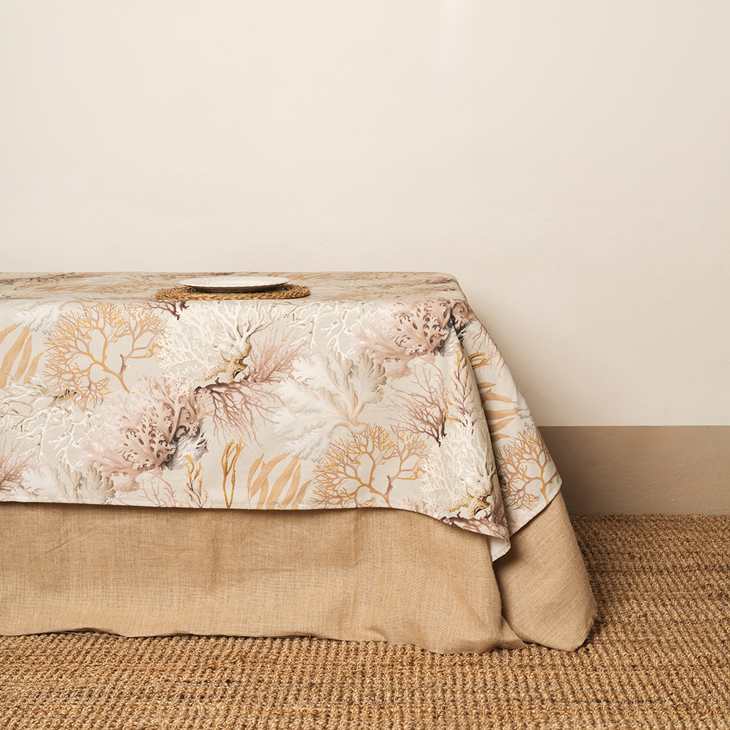 Mantel de Corales beige-moca