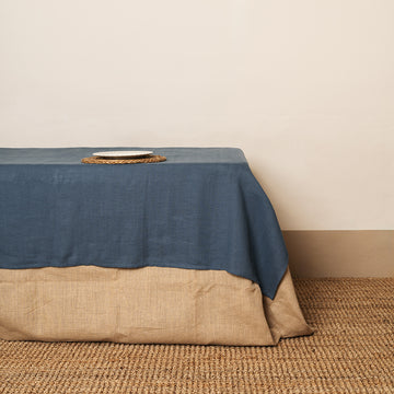 Mantel 100% Lino Azul