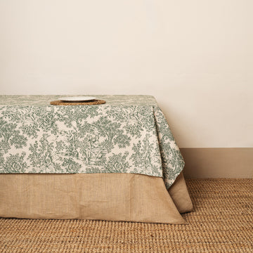 Mantel Toile de Jouy verde