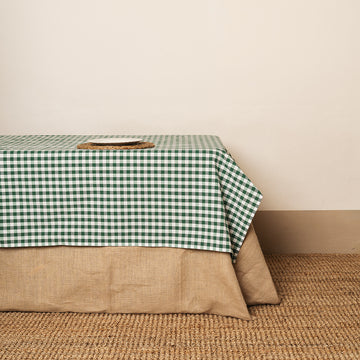 Mantel Vichy verde botella