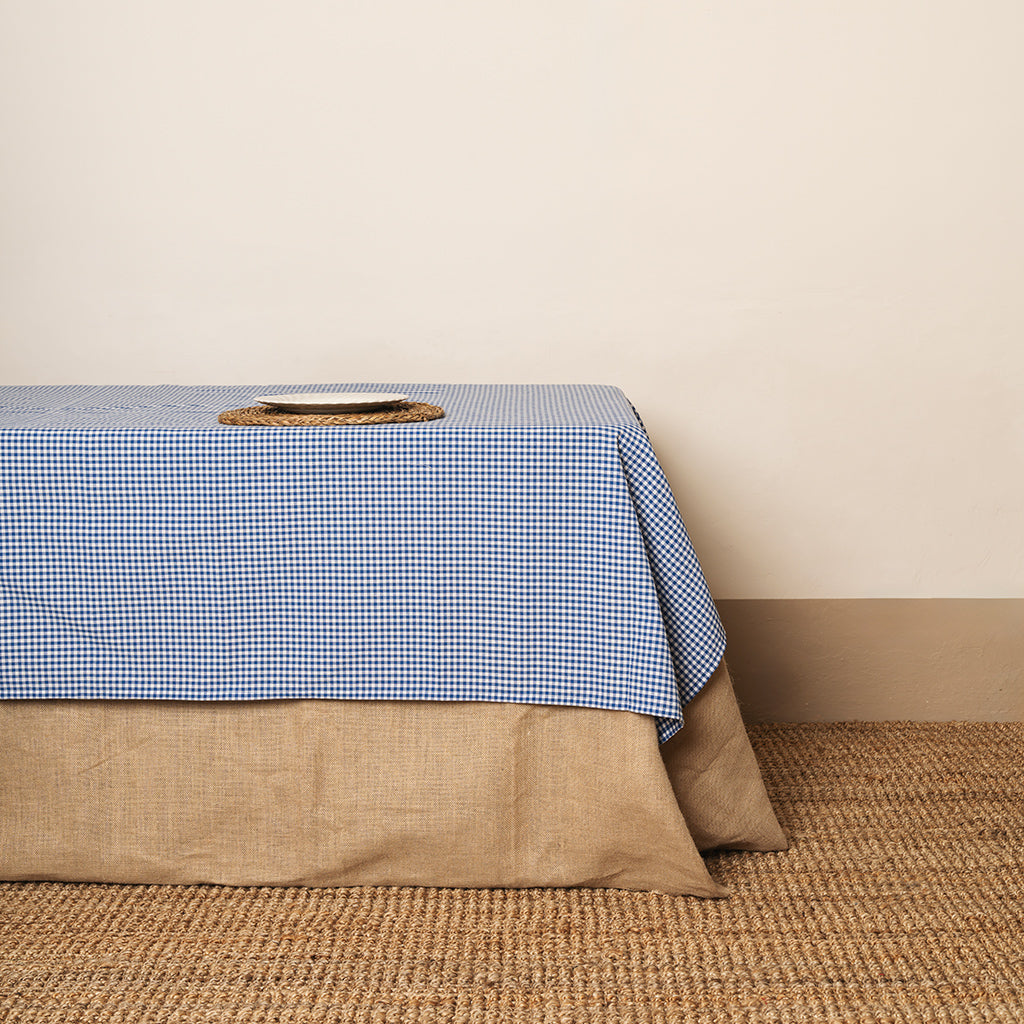 Mantel Vichy pequeño azulón