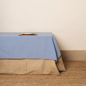 Mantel Vichy pequeño azulón