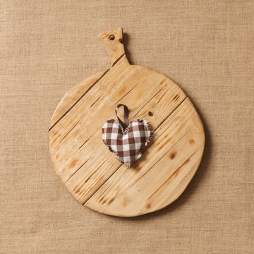 Tabla de madera redonda