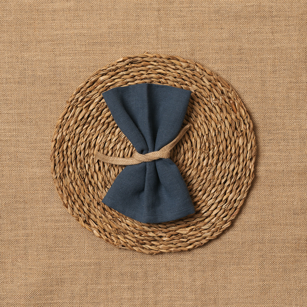 Servilleta Mesa 100% Lino Azul