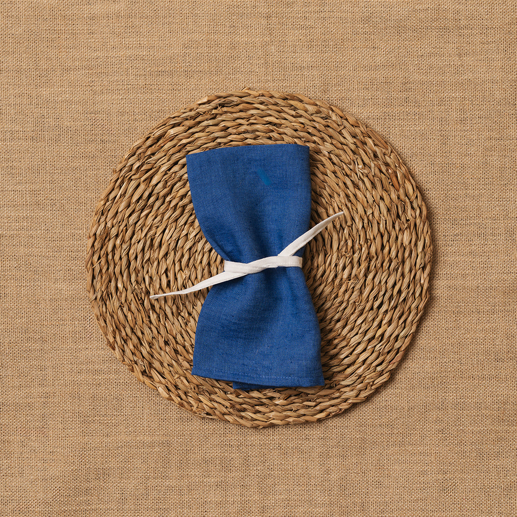 Servilleta Mesa Lino Azulón