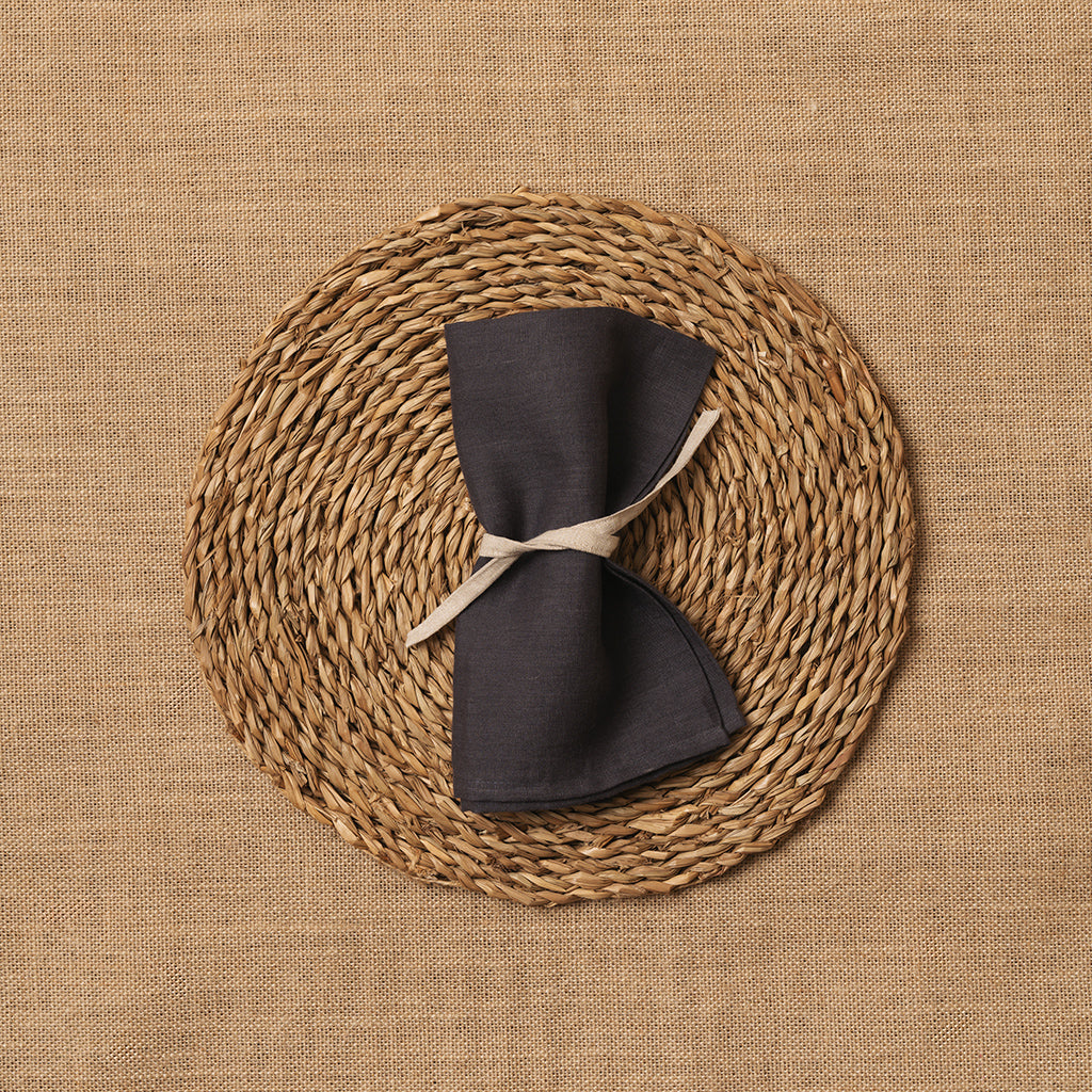 Servilleta Mesa Lino Gris Marengo