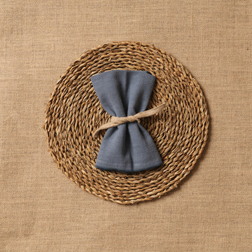 Servilleta Mesa Lino mezclado Azul