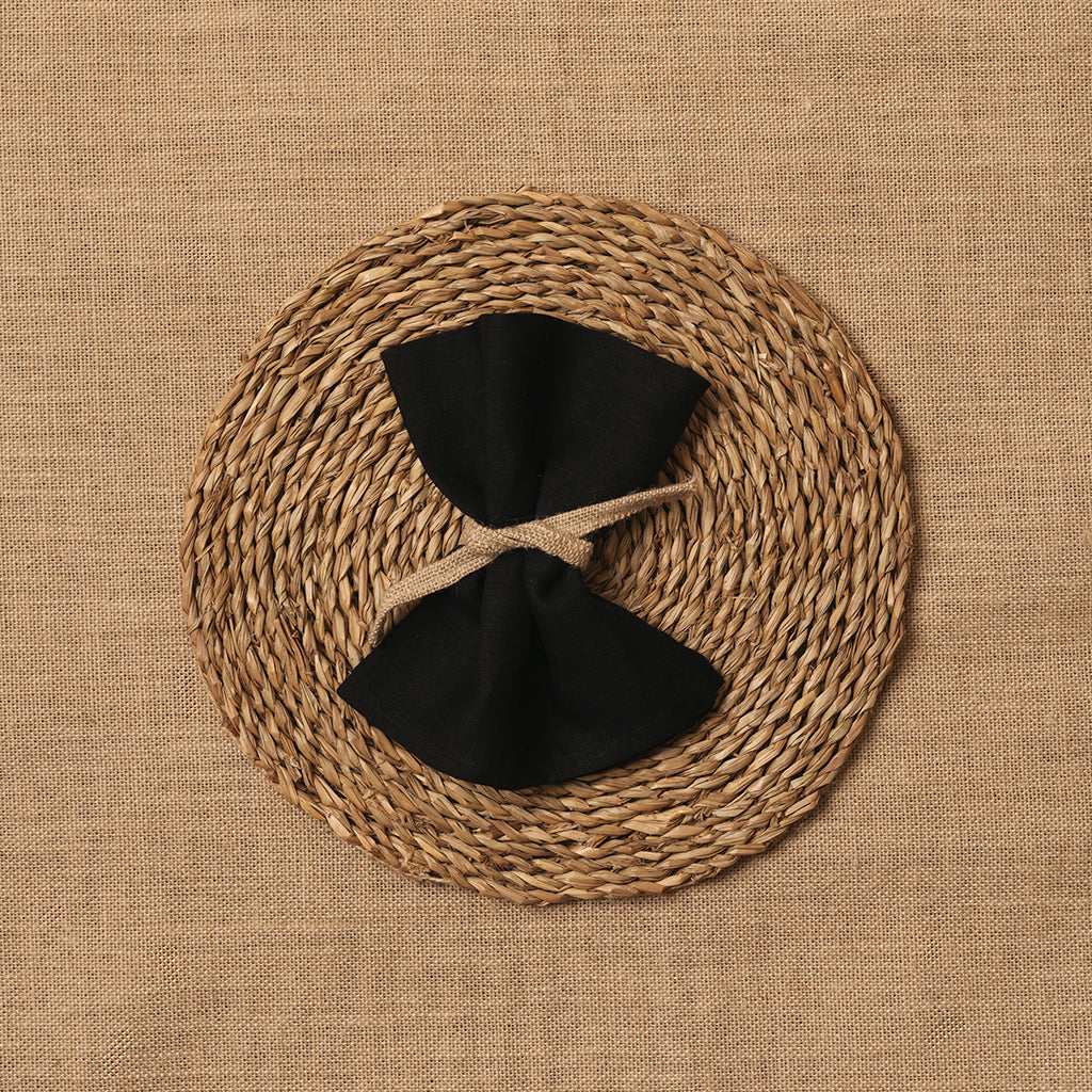 Servilleta Mesa Lino Negro