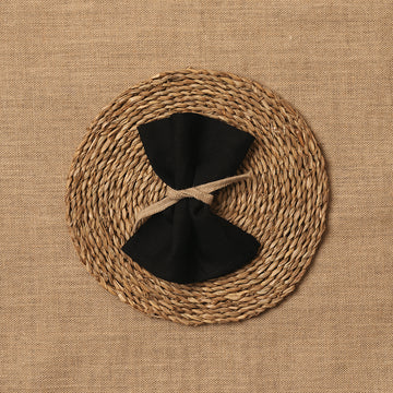 Servilleta Mesa Lino Negro