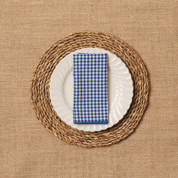 Servilleta Mesa Vichy cuadro pequeño Azulón